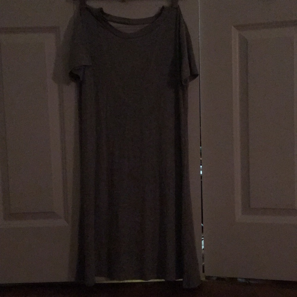 open back swing dress